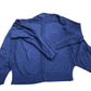Cardigan UK Size 12 Women's Purple Pocket Knit Cotton Blend