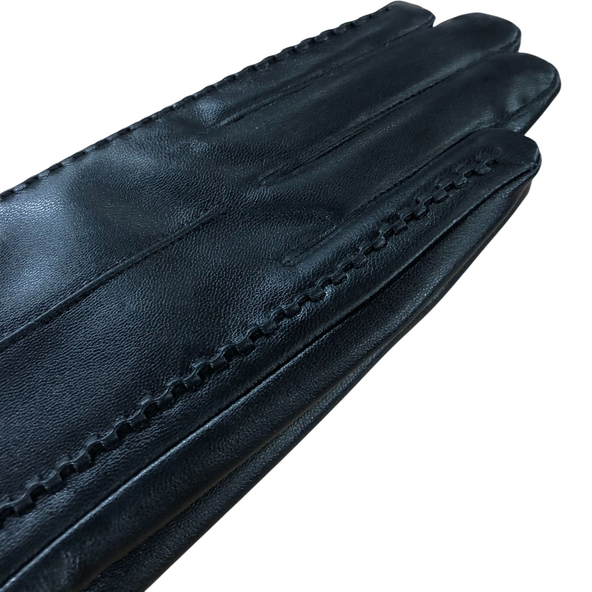 Women's Leather Gloves Size Small Black Driving Gloves Classic Style