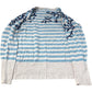 Striped Floral Sweater 12 Women's Organic Cotton Blend Jumper