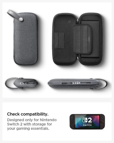 Spigen Klasden Pouch For Nintendo Switch 2 Storage Case Holds Up To 10 Games