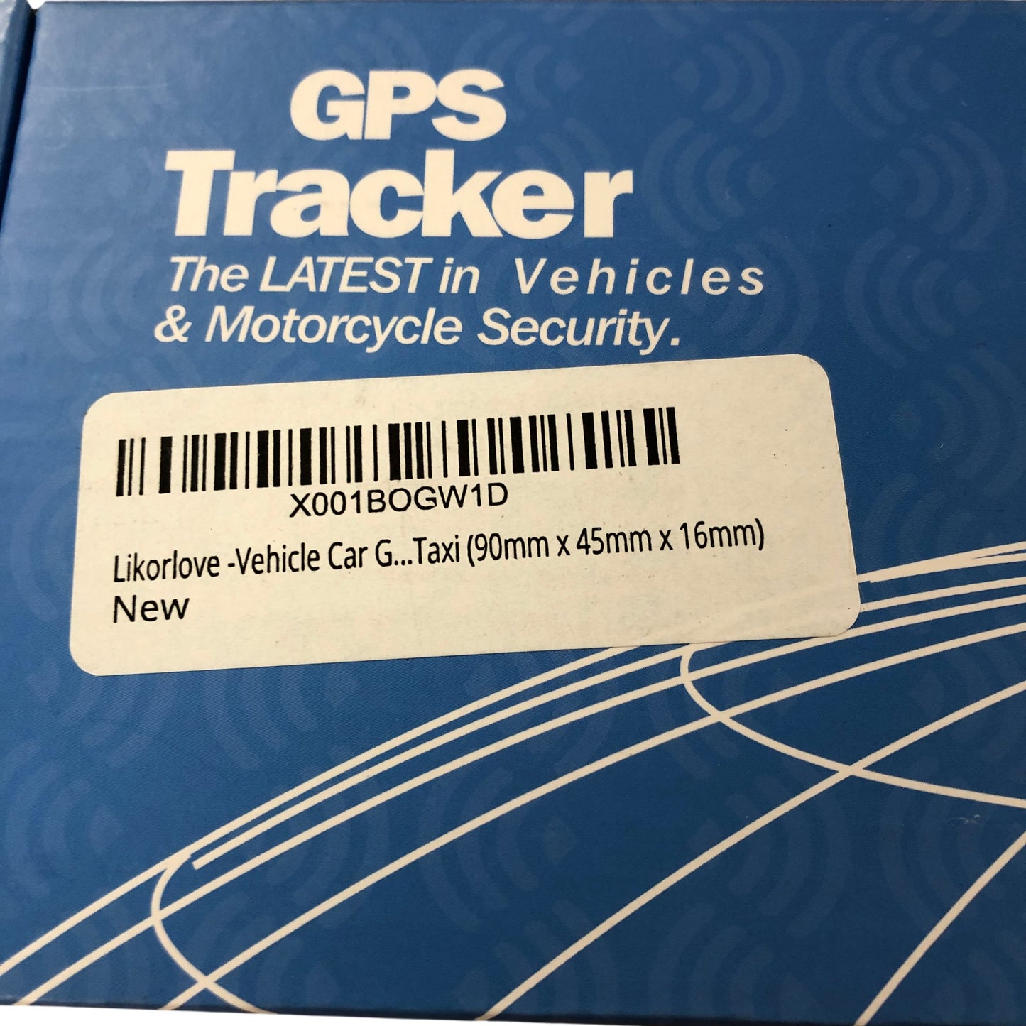 Likorlove GPS Tracker Vehicle Car Device 90mm x 45mm x 16mm New Security