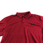 Manfinity Polo Shirt Red Men's Short Sleeve Polyester Design XL