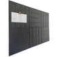 DECORITA Cork Board Black Wall Mounted Notice Board Office Organiser