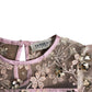 Three Sixty Girls Pink Embellished Dress Size 2-3 Years Floral Design