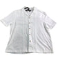 River Island White Short Sleeve Shirt Men's Casual Button Up Cotton Size XL
