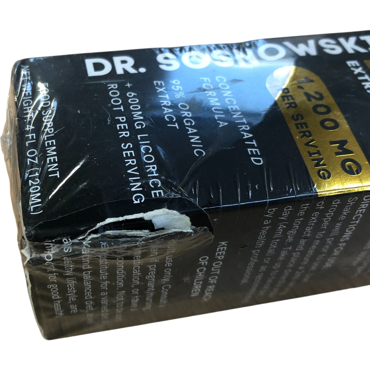 Dr Sosnowski's Organic Mullein Leaf Extract 1200mg Concentrated Herbal Formula