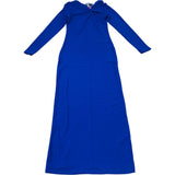 River Island Long Sleeve Blue Dress Women Elegant Fitted Outwear Party