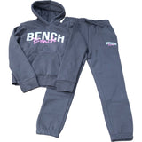 Bench Kids Two Part Hoodie & Joggers Set Dark Grey 9-10 Years