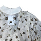 Cream Floral Sequinned Blouse Size 12