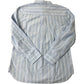 Crew Clothing Company Relaxed Fit Shirt Women's Light Blue Striped Cotton Size 8