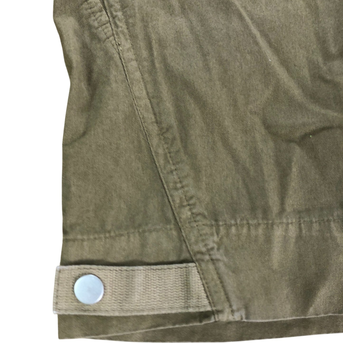Folk Casual Trousers UK Size 34 Men's Cotton Cargo Pants Olive Green