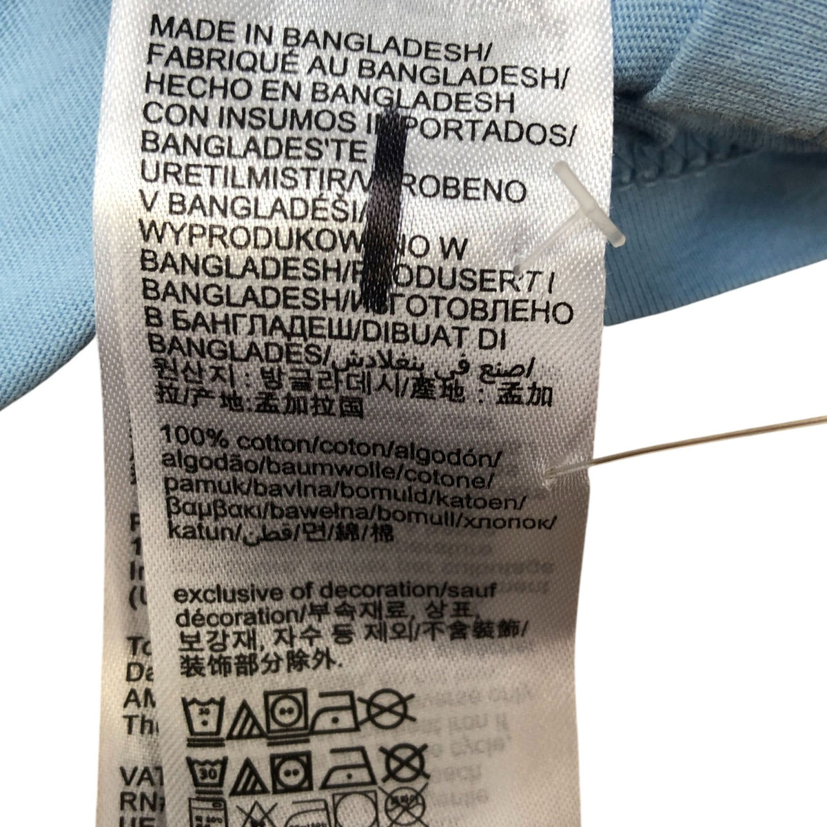 Tommy Hilfiger Kids T Shirt Light Blue Size 12-14 Years