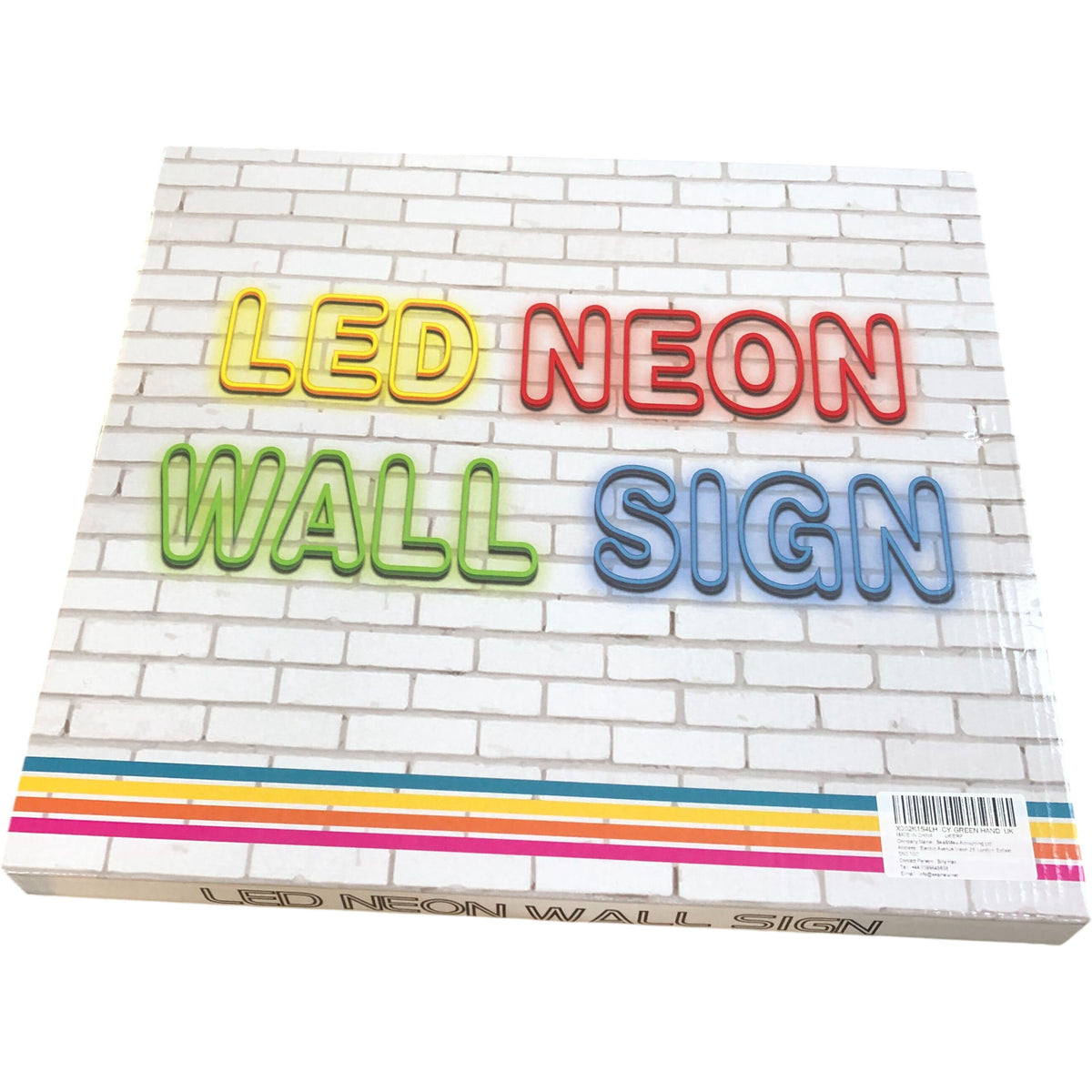 LED Neon Hulk Fist Wall Sign Compact Design Powered via USB Decorative Light