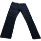 Harwood Slim Jean UK34R Men's Pure Black Slim Fit Denim