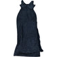 Glitter Maxi Dress UK8 Women's Sleeveless Sparkly Black Evening