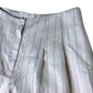 Branded Cream Pinstripe Wide Leg Trousers - Size 16