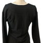 River Island Somewhere To Go Cardigan UK8 Women's Black Long Sleeve Button Up