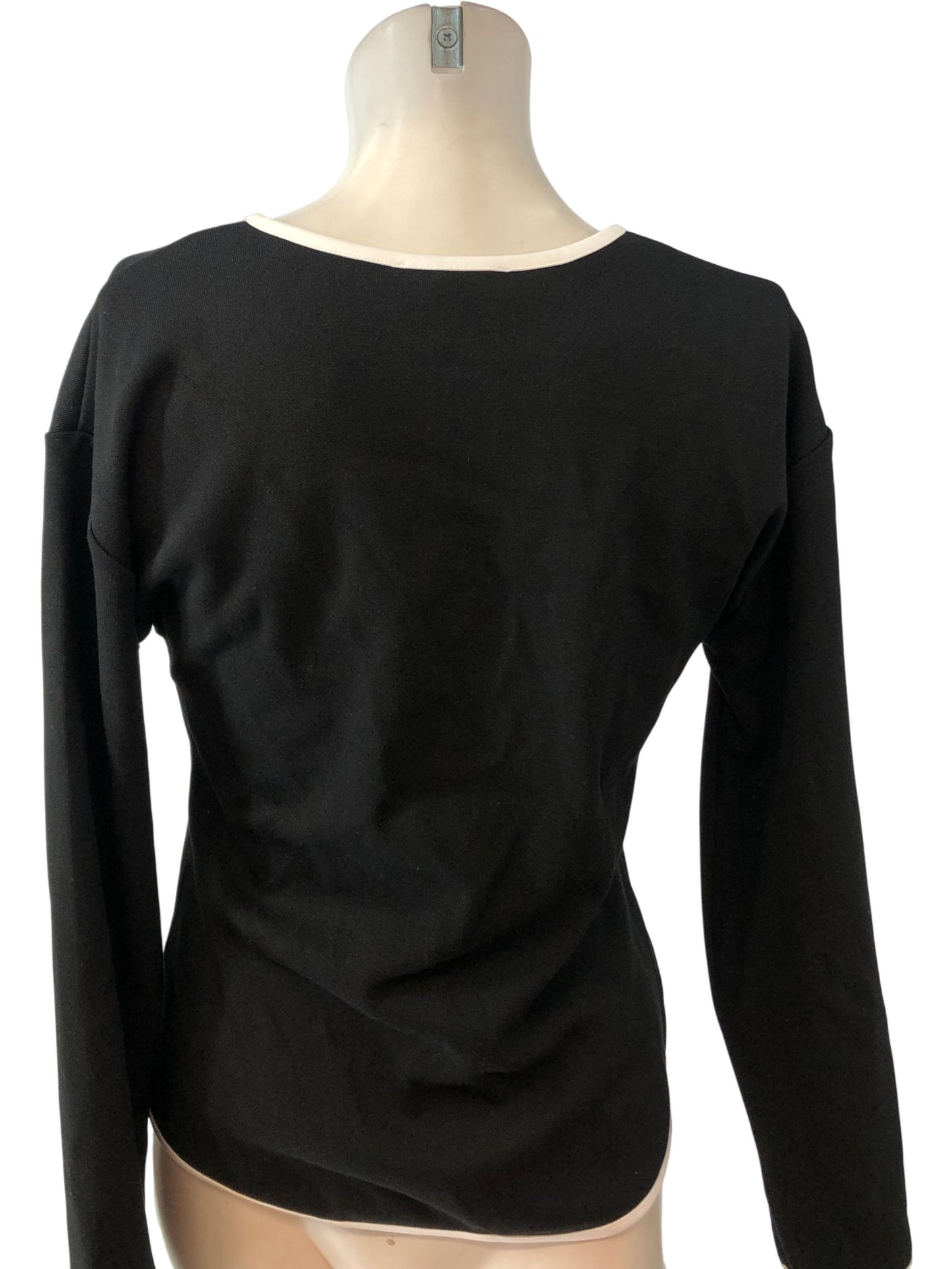 River Island Somewhere To Go Cardigan UK8 Women's Black Long Sleeve Button Up