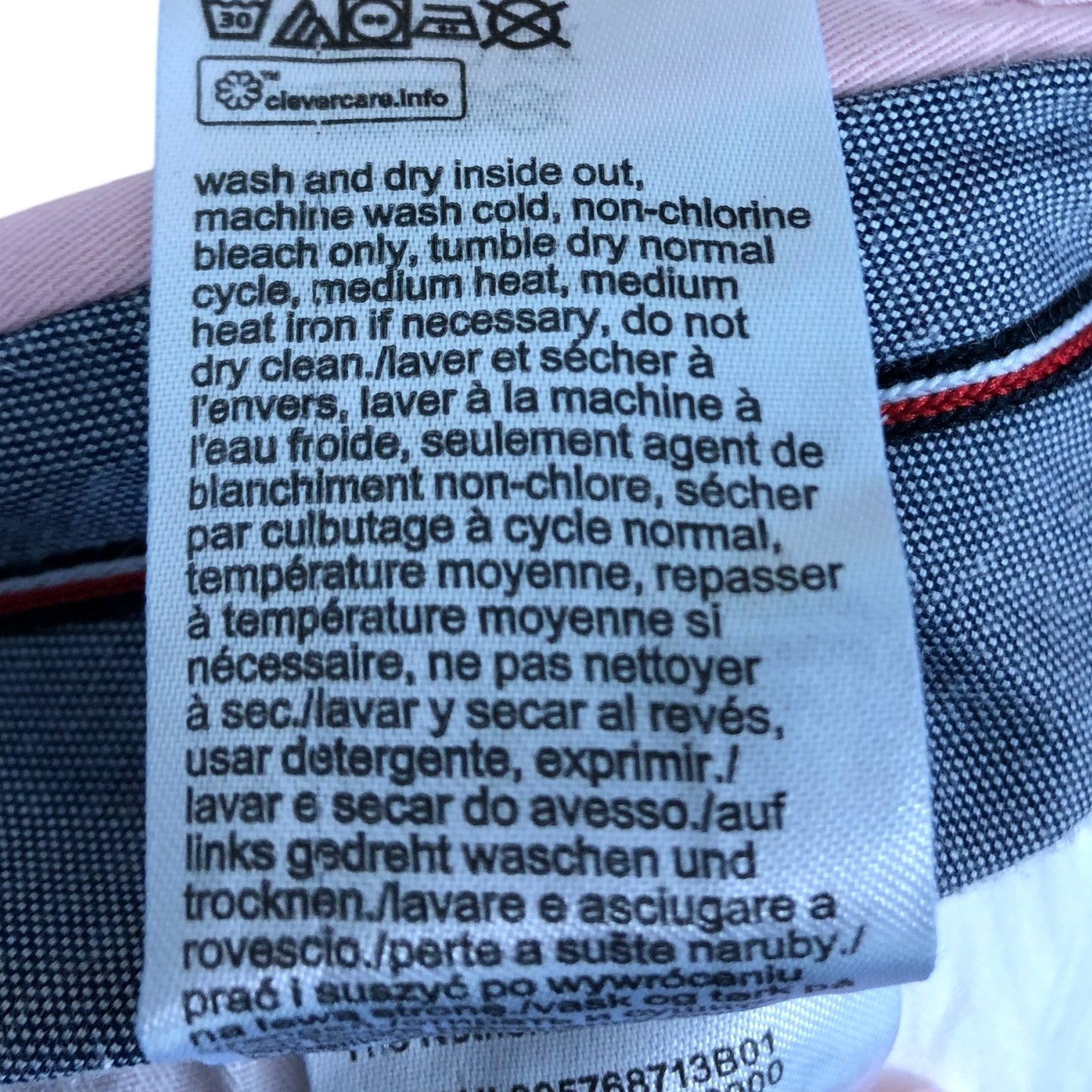 Tommy Hilfiger Relaxed Tapered Fit Shorts Size 30 Men's Pink Casual Wear