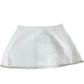River Island White Mini Skirt UK18 Women's Textured