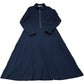 Baukjen Mariposa Ponte Midi Dress Classic Navy Size 10