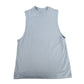 River Island Sleeveless T-Shirt XS Men's Light Blue Cotton Basic Top
