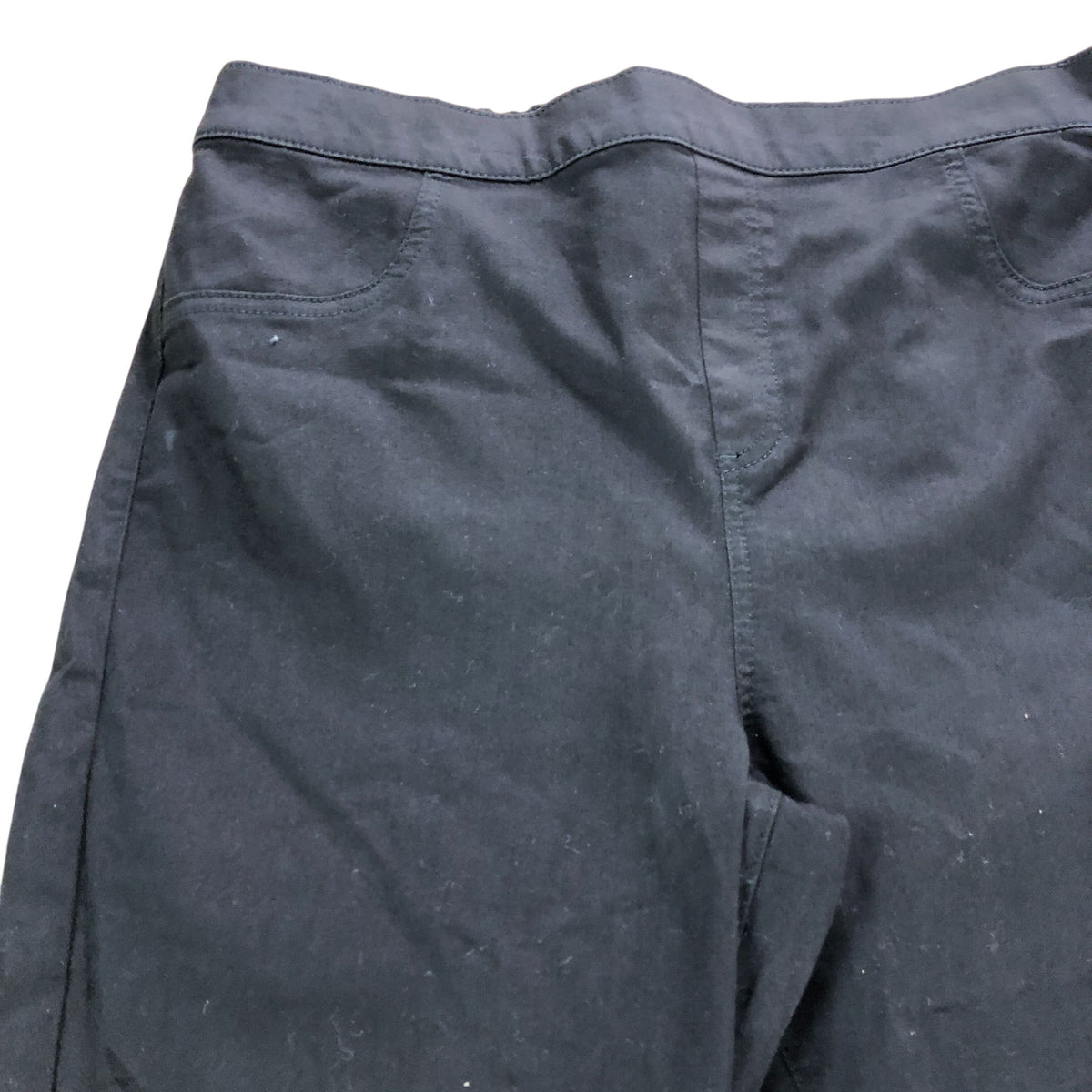 Janey Jegging UK22R Women's Black Stretch Cotton Blend Trousers