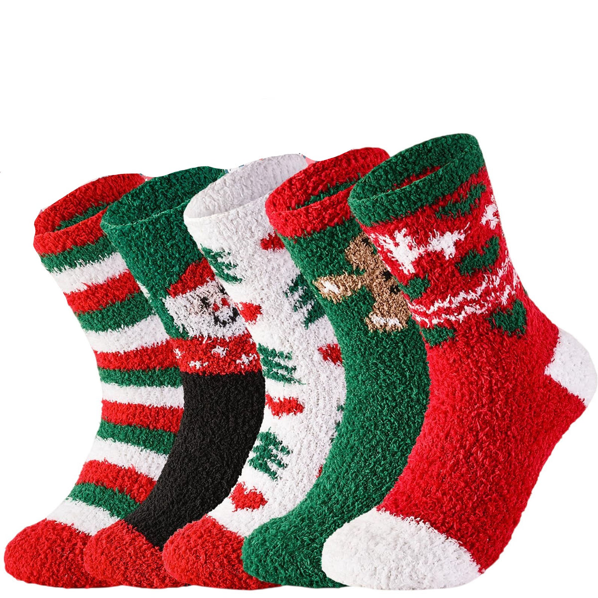 Women's Christmas Gift Socks Five Pairs