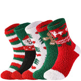 Women's Christmas Gift Socks Five Pairs
