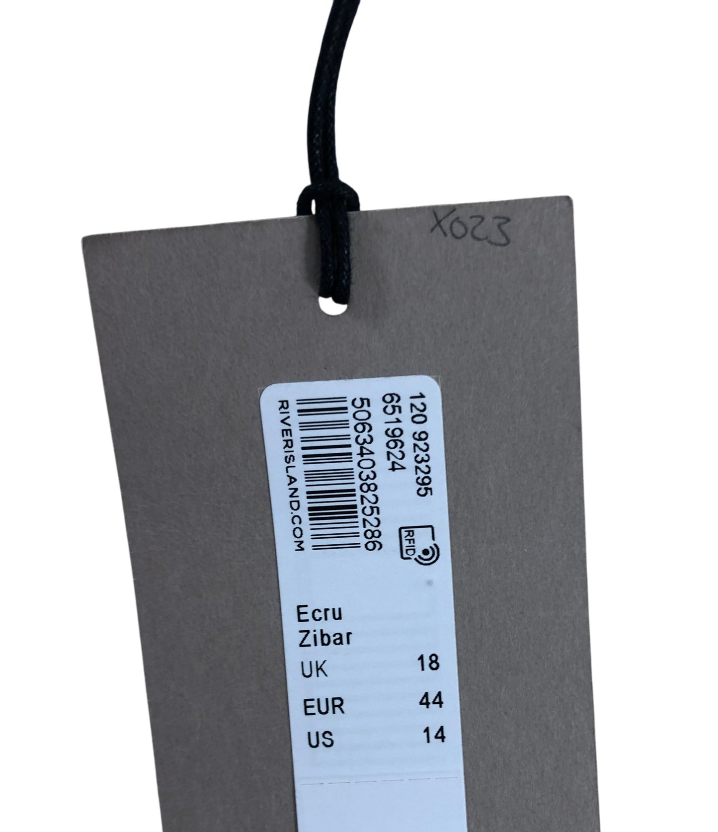 River Island Ecru Zibar Top UK18 Women's Button Front Sleeveless Blouse