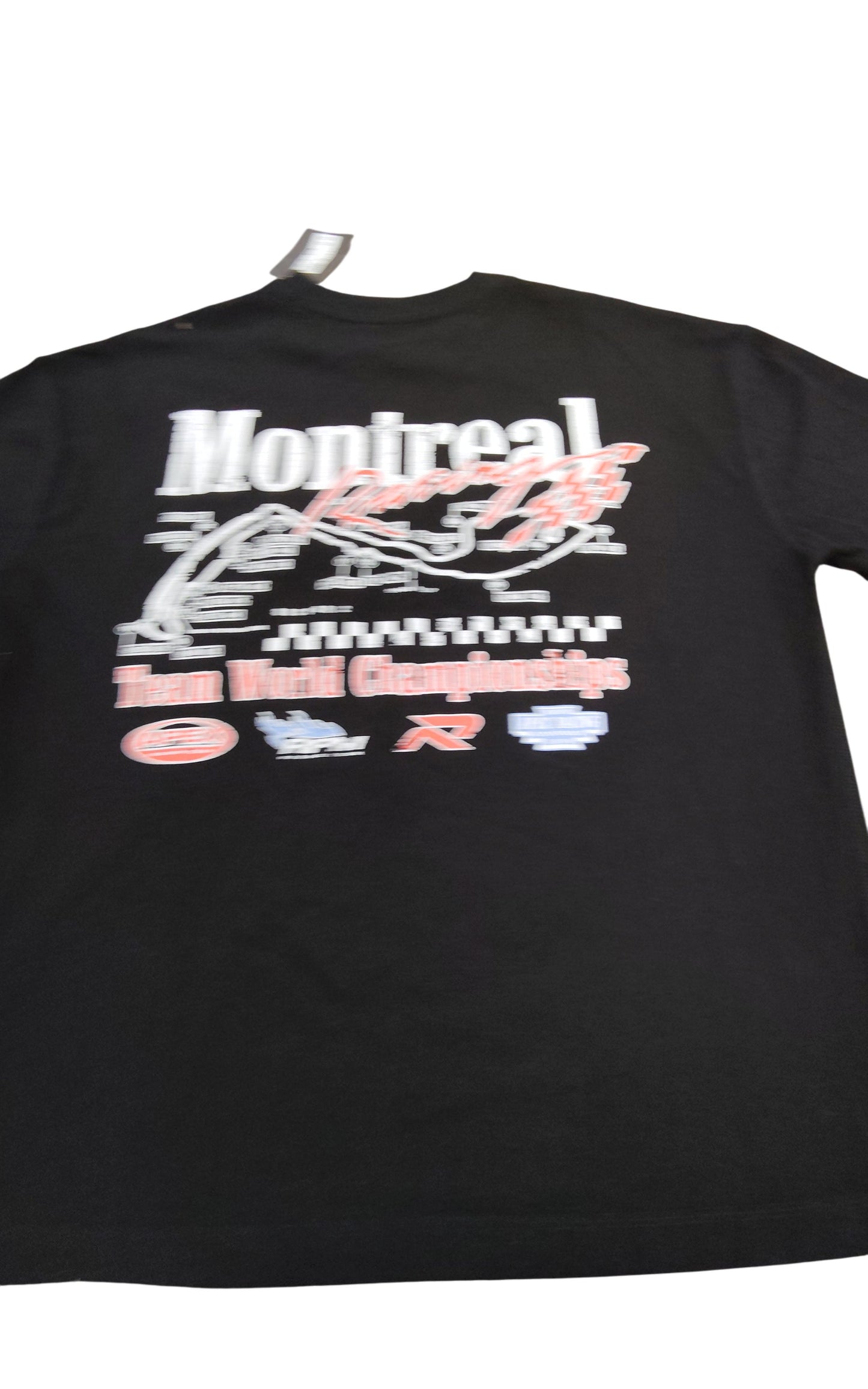 River Island Montreal Racing M T-Shirt Black Men’s New With Tags