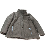 Quilted Coat UK20 Women's Taupe Long Sleeve Hooded