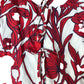 Baukjen Floral Print Dress UK14 Women's Organically Made Red White Cotton