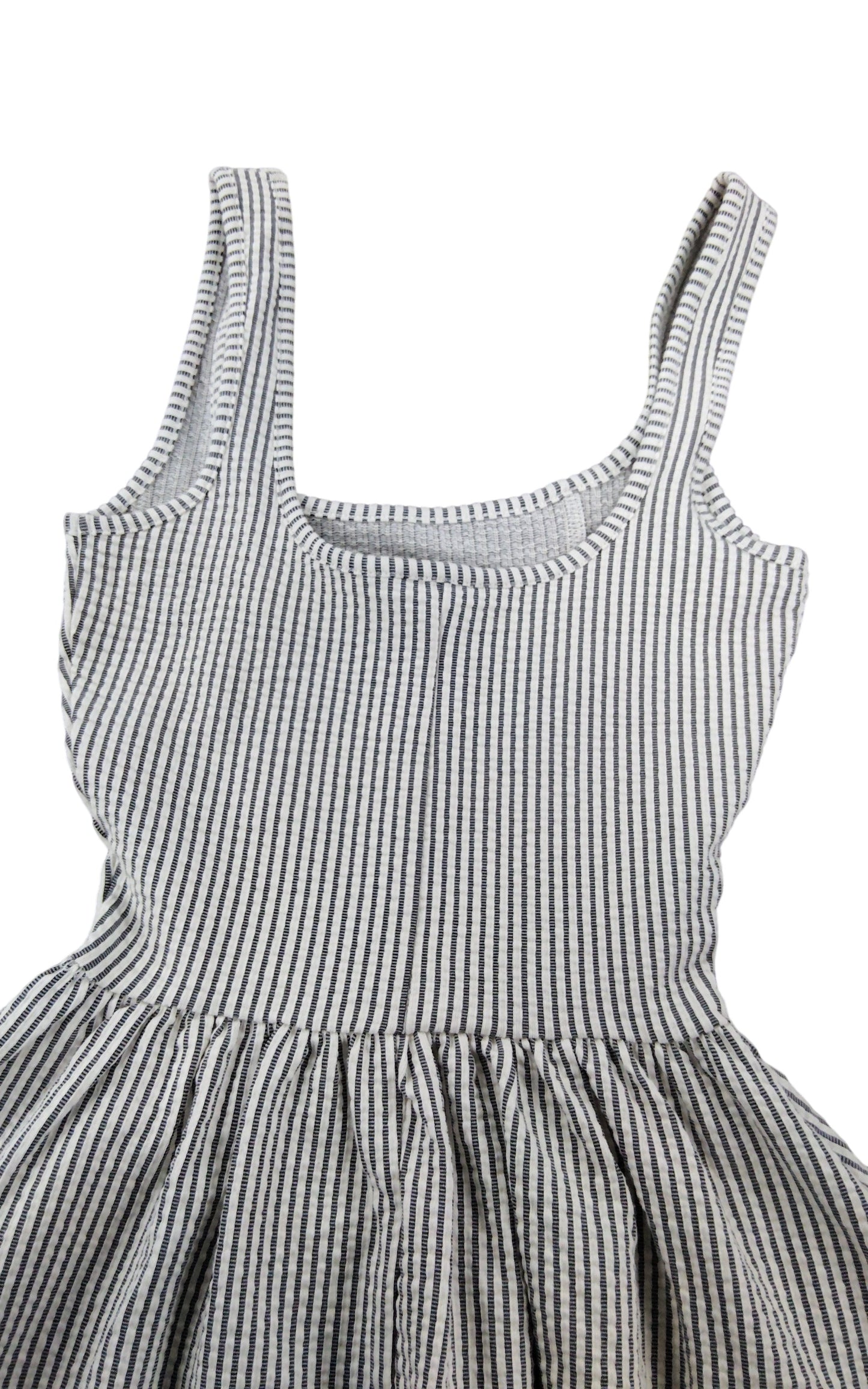 River Island Striped Casual Dress UK8 Women's Sleeveless A-Line Midi