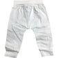 Baby Trousers Set Unisex Cotton Blend White Beige 3-6 Months