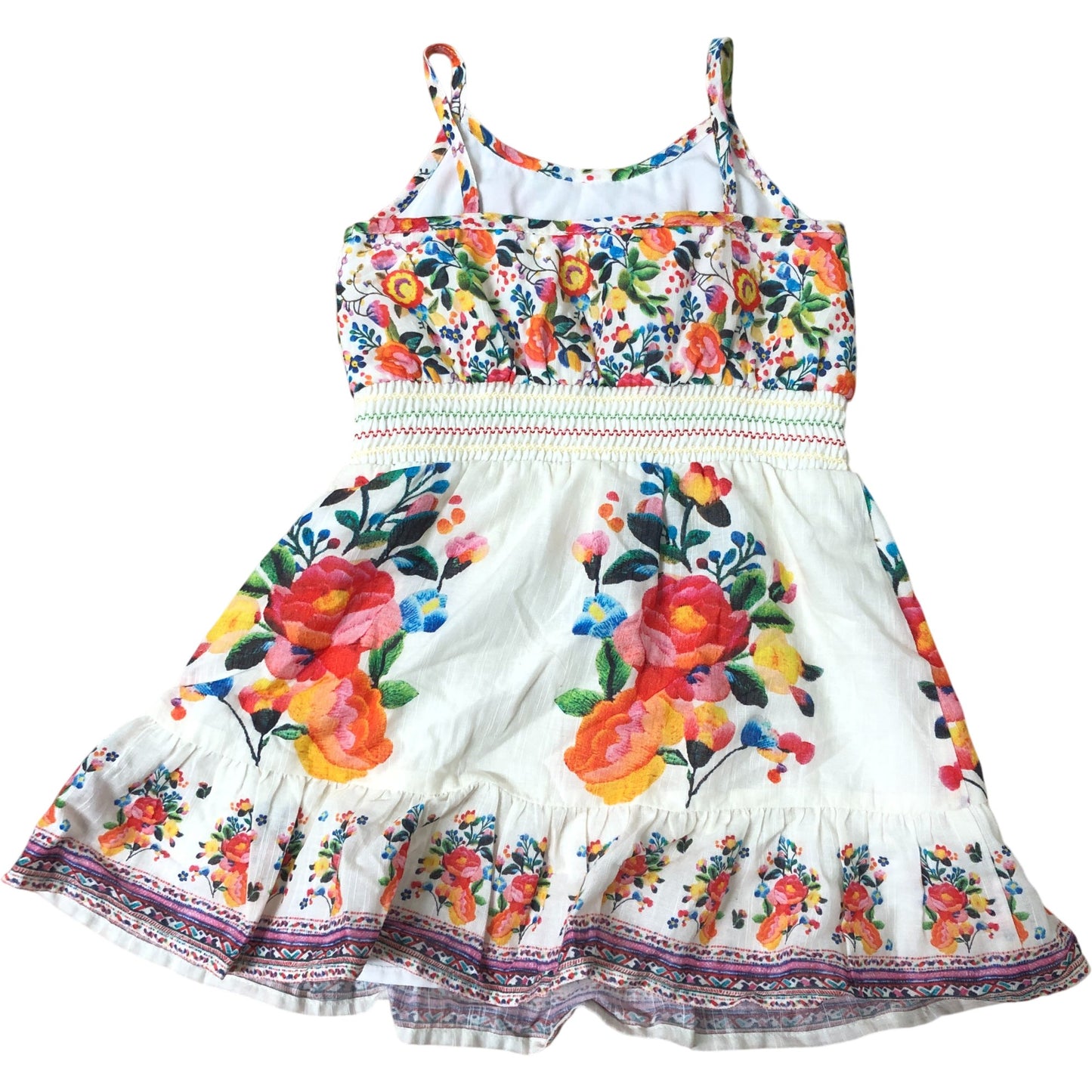 River Island Del Maar Girls Dress 2-3 Years Floral Print Summer Dress
