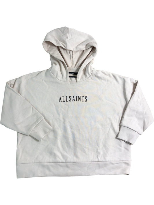 AllSaints Floral Heart Hoodie 9-10 Years Girls Casual Pullover Pink New