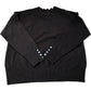 River Island Brown V Neck Sweater Women's Size 12 Medium Knit Long Sleeves