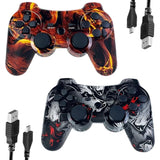 Wireless PS3 Controllers Ergonomic Design Rechargeable Battery Joystick 360