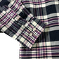Crew Clothing Company Check Shirt XL Mens Classic Fit Cotton Navy Purple