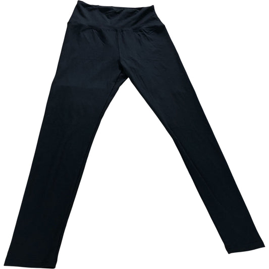 Leggings S-M Women's Black High Waist Stretch Polyester Spandex