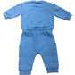 River Island Baby Unisex Outfit Set Blue Sweatshirt And Joggers 0-3 Months