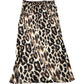 Women's Renzo Midi Slip Skirt Size 10 Animal Print Polyester