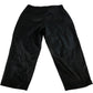 River Island Black Leather Look Wide Leg Trousers UK18