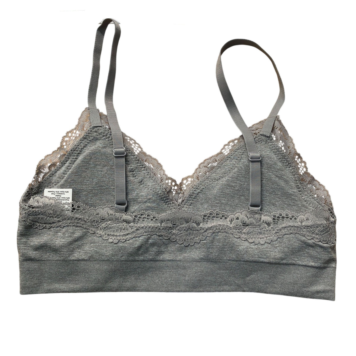 Three Pack Wire Free Bralettes Olive Black White
