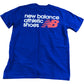 New Balance Team Royal T-Shirt 12-13 Years Boys Athletic Clothes Cotton