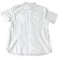 Men's Shirt Size XXL Short Sleeve White Cotton Blend Casual Top