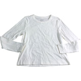 River Island Relaxed Fit Ribbed Top UK18 Women's Long Sleeve Casual White
