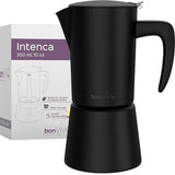 BONVIVO Intenca Moka Pot 300ml 10oz Espresso Maker Durable Stainless Steel
