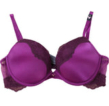 VICTORIA'S SECRET Very Sexy Push Up Bra 34B Women's Lace Back Pink Purple